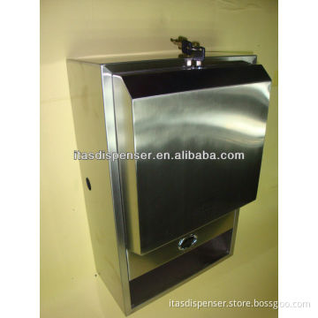 Stainless steel sensor paper towel dispenser